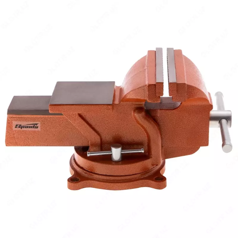   Тиски слесарные  150 мм  поворотные  с наковальней Sparta