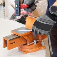  Тиски слесарные  150 мм  поворотные  с наковальней Sparta - ООО QUATTRO PRO