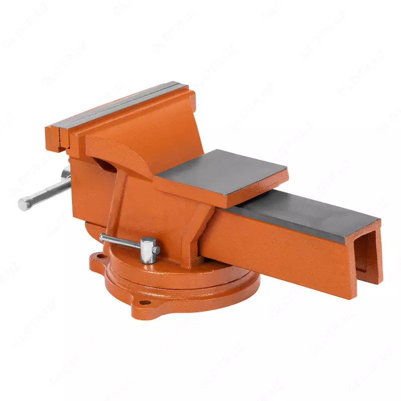  Тиски слесарные  200 мм  поворотные  с наковальней Sparta - 