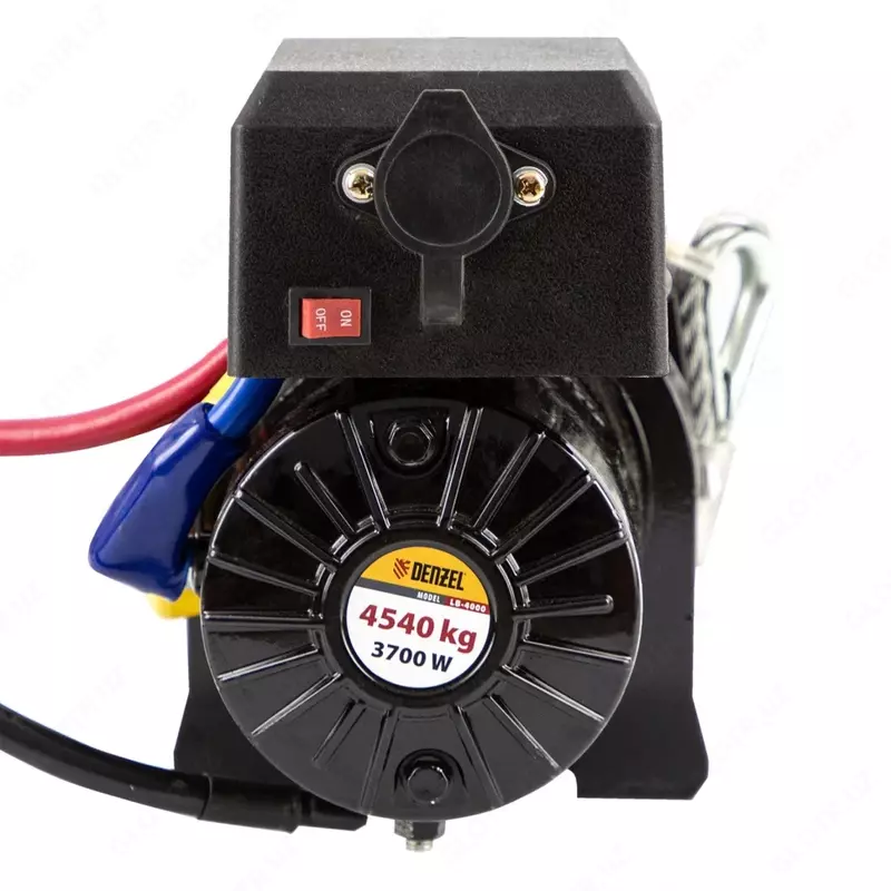  Лебедка автомобильная электрическая LB-4000  4.5 т  3.7 кВт (Denzel) Chakana savdo