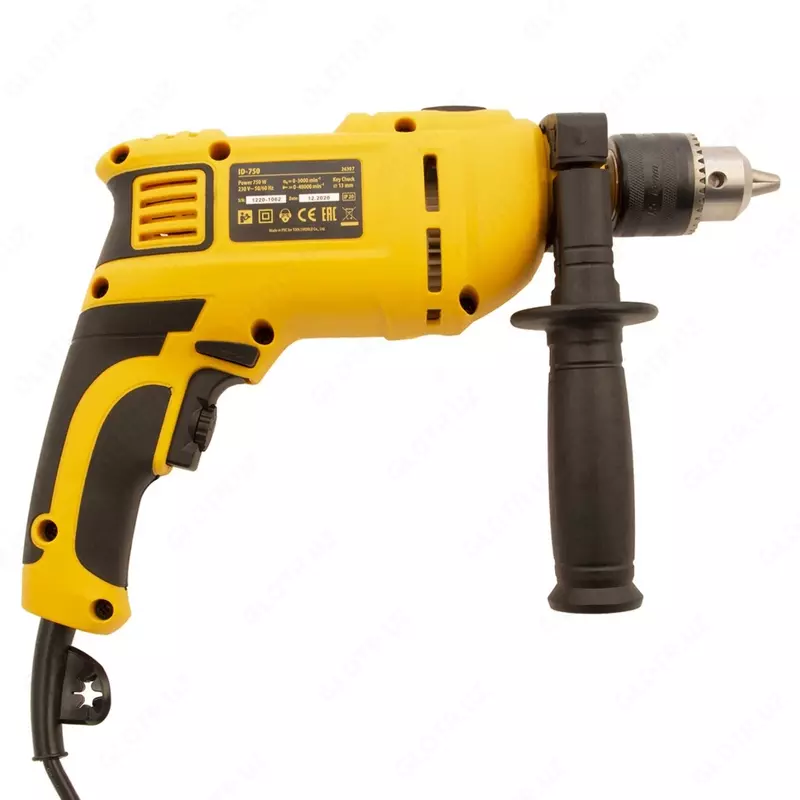  Дрель ударная ID-750 (Denzel) Только в розницу