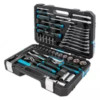 Набор инструментов  1/4  1/2  CrV  120 зубьев  76 предметов (Gross)