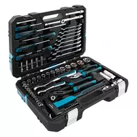  Набор инструментов  1/4  1/2  CrV  120 зубьев  76 предметов (Gross) - 