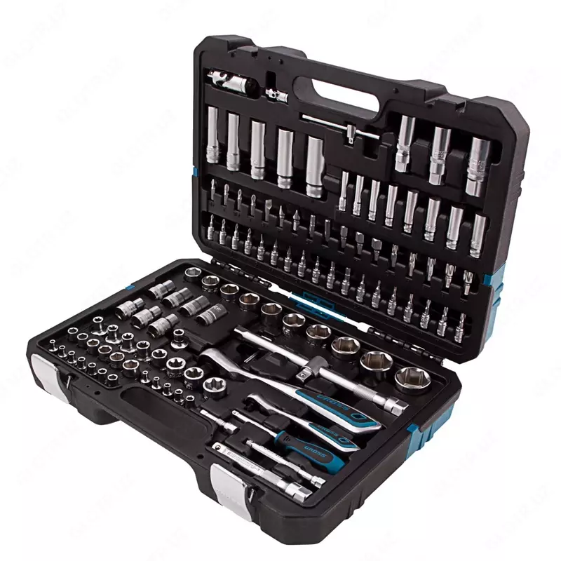 Набор инструментов  1/4  1/2  CrV  120 зубьев  109 предметов (Gross)