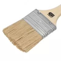   Кисть плоская 50 мм  натуральная щетина  деревянная ручка (Сибртех)