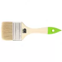 Кисть плоская 63 мм  натуральная щетина  деревянная ручка (Сибртех)