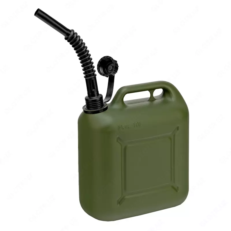 Канистра для ГСМ вертикальная 10 л  пластиковая  усиленная Stels