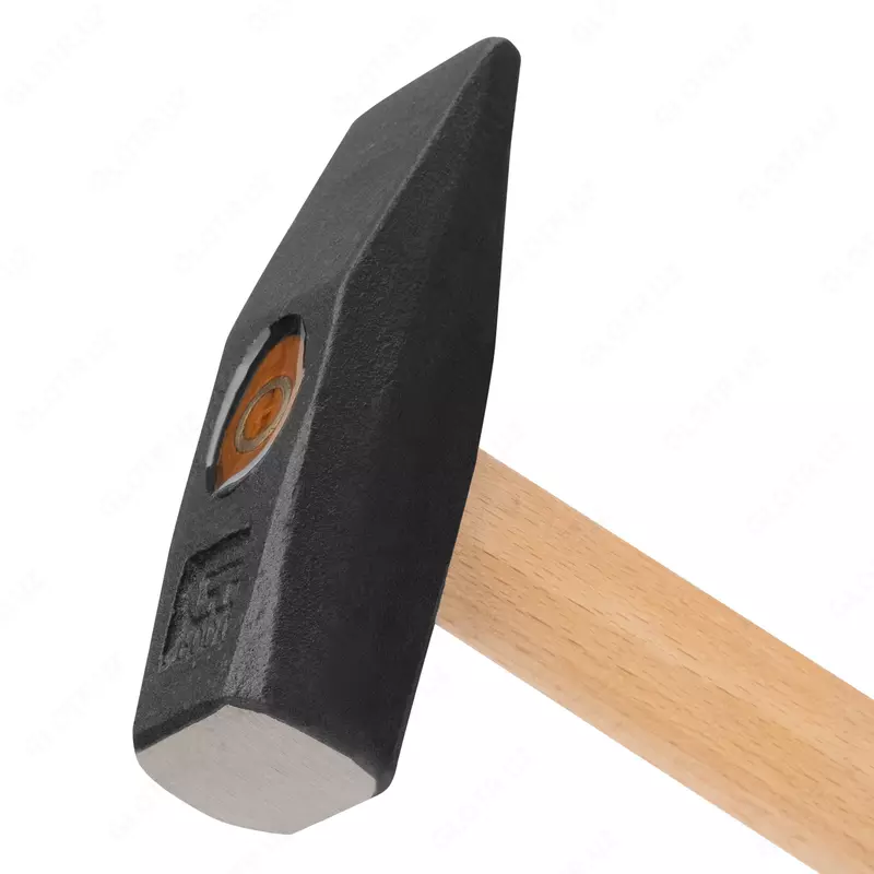  Молоток слесарный 600 г  квадратный боек  деревянная рукоятка Сибртех - 