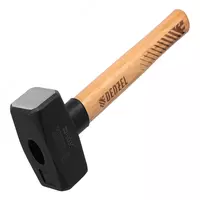 Кувалда  2000 г  кованая головка  буковая рукоятка Denzel