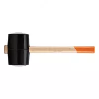  Киянка резиновая  1130 г  черная резина  деревянная рукоятка Sparta - 