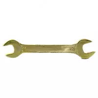 Ключ рожковый  13 х 14 мм  желтый цинк Сибртех