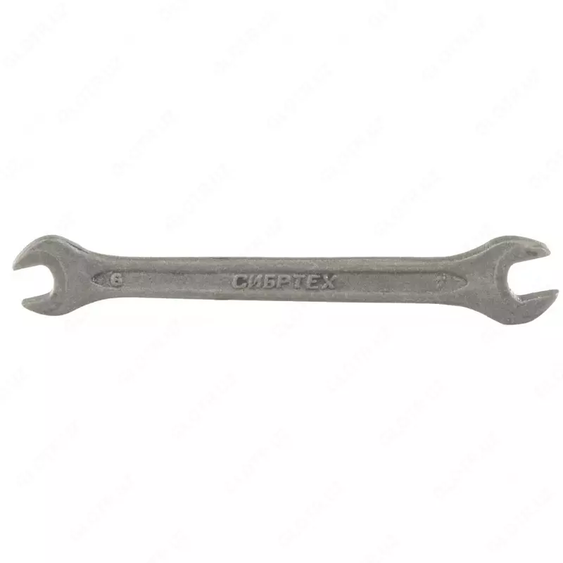 Ключ рожковый  6 х 7 мм  CrV  фосфатированный  ГОСТ 2839 Сибртех
