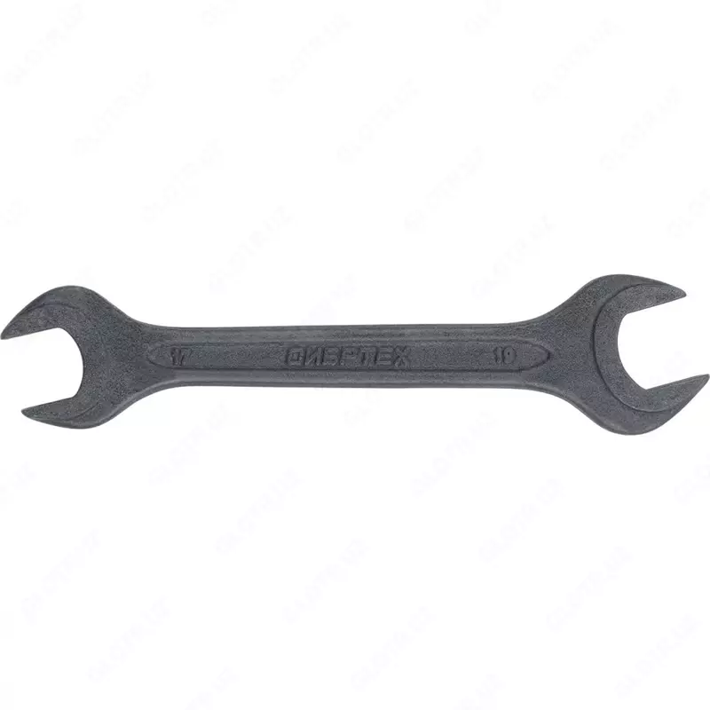 Ключ рожковый  14 х 17 мм  CrV  фосфатированный  ГОСТ 2839 Сибртех