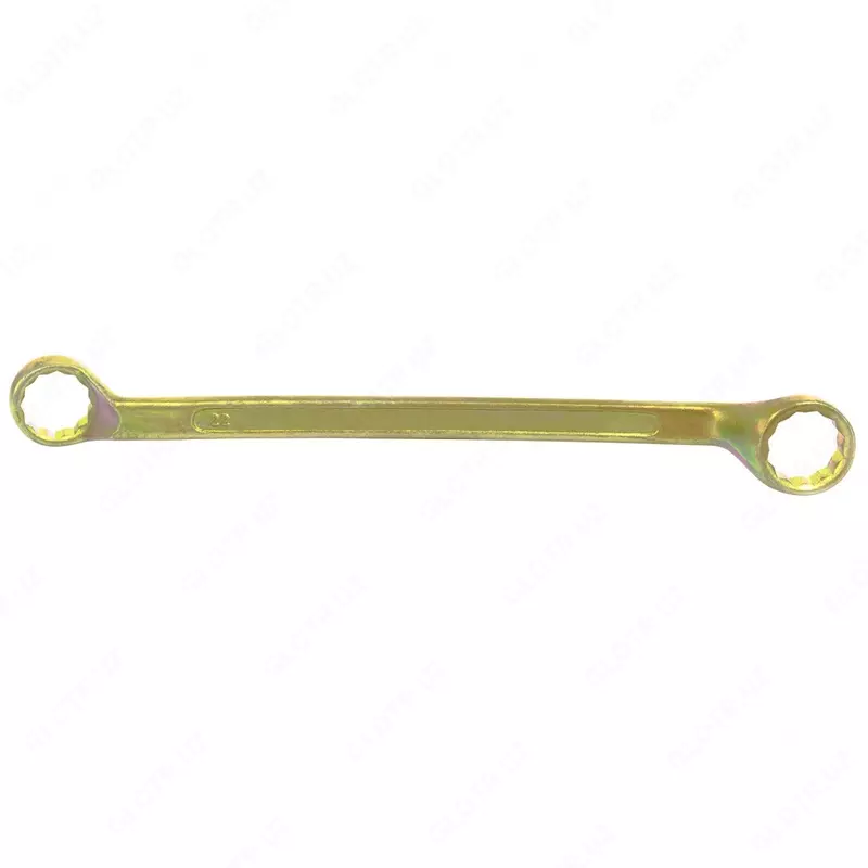 Ключ накидной  22 х 24 мм  желтый цинк Сибртех