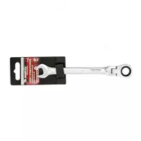  Ключ комбинированный трещоточный  12 мм  CrV  шарнирный  зеркальный хром Matrix Professional - 