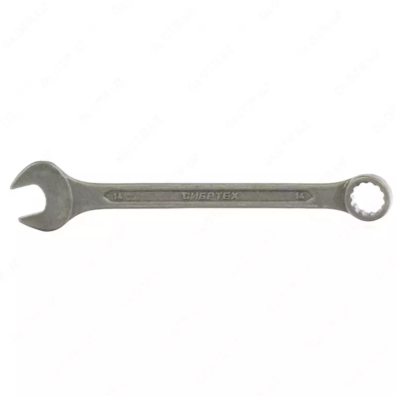 Ключ комбинированный  14 мм  CrV  фосфатированный  ГОСТ 16983 Сибртех