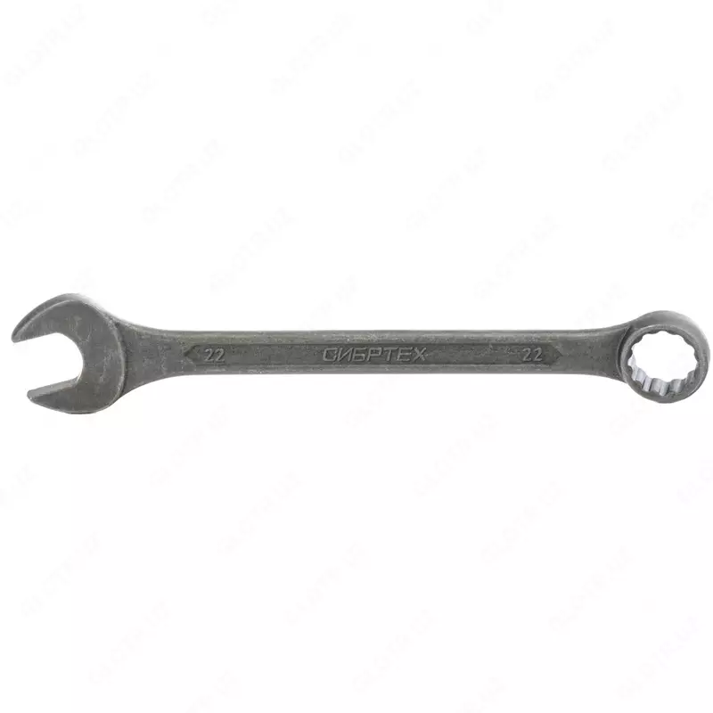 Ключ комбинированный  22 мм  CrV  фосфатированный  ГОСТ 16983 Сибртех