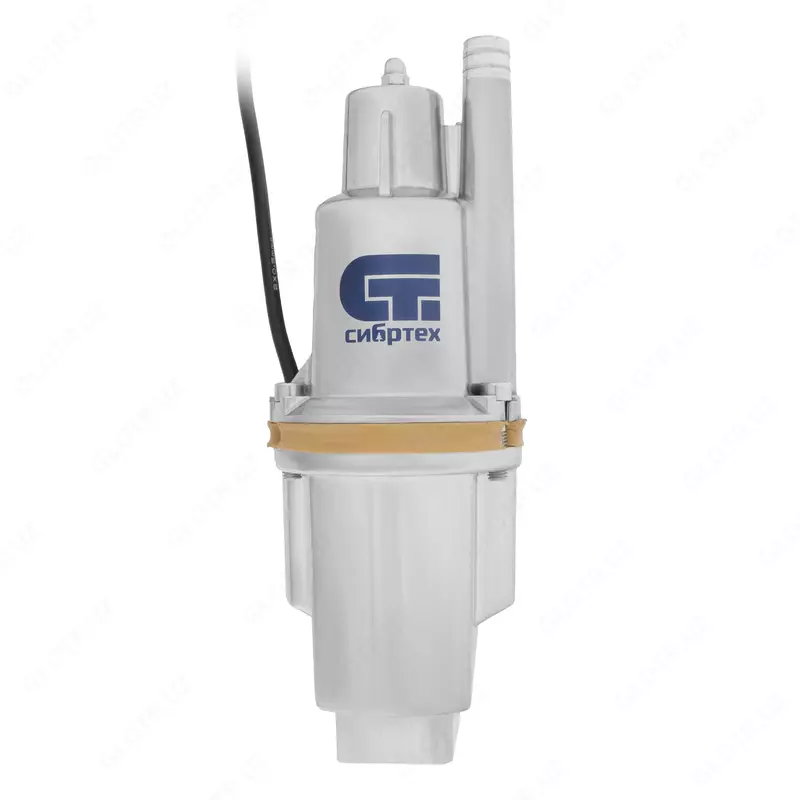 Вибрационный насос СВН300-25  верхний забор  300 Вт  напор 75 м  1200 л/ч  кабель 25 м Сибртех
