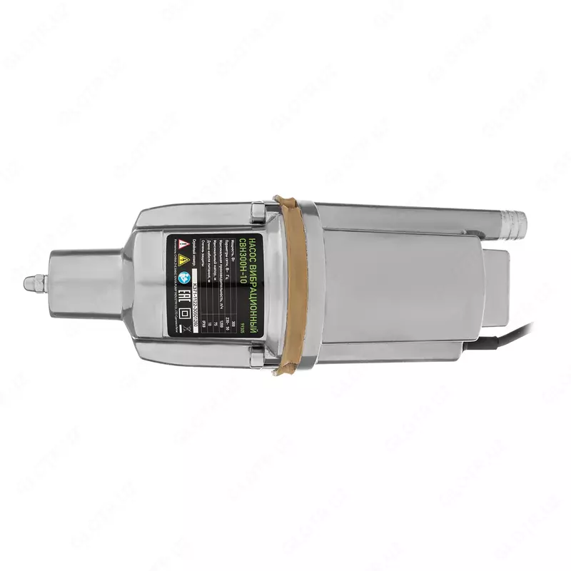   Вибрационный насос СВН300Н-10  нижний забор  300 Вт  напор 75 м  1200 л/ч  кабель 10 м Сибртех