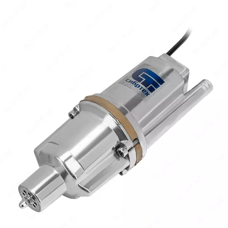   Вибрационный насос СВН300Н-15  нижний забор  300 Вт  напор 75 м  1200 л/ч  кабель 15 м Сибртех