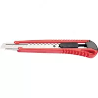 Нож  9 мм  выдвижное лезвие  металлическая направляющая Matrix