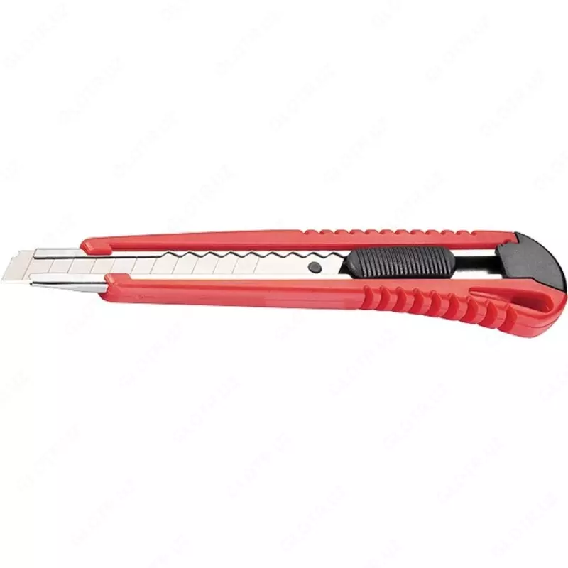 Нож  9 мм  выдвижное лезвие  металлическая направляющая Matrix