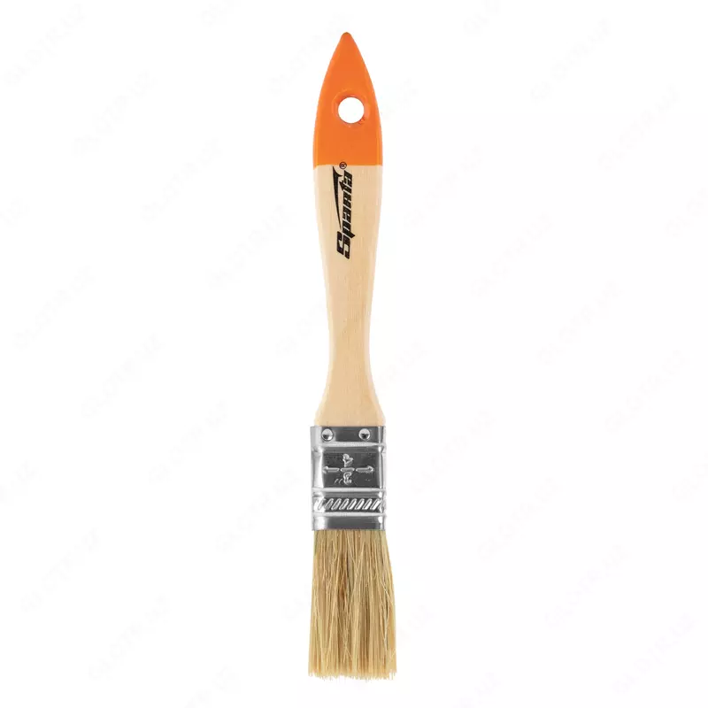  Кисть плоская Slimline 3/4 (20 мм)  натуральная щетина  деревянная ручка Sparta - 