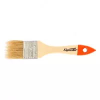 Кисть плоская Slimline 1.5 (38 мм)  натуральная щетина  деревянная ручка Sparta