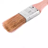  Кисть плоская Стандарт 1 (25 мм)  натуральная щетина  деревянная ручка MTX - 