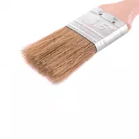  Кисть плоская Стандарт 1.5 (38 мм)  натуральная щетина  деревянная ручка MTX - 