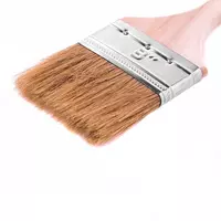  Кисть плоская Стандарт 3 (75 мм)  натуральная щетина  деревянная ручка MTX - 