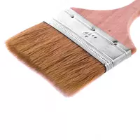 Кисть плоская Стандарт 4 (100 мм)  натуральная щетина  деревянная ручка MTX