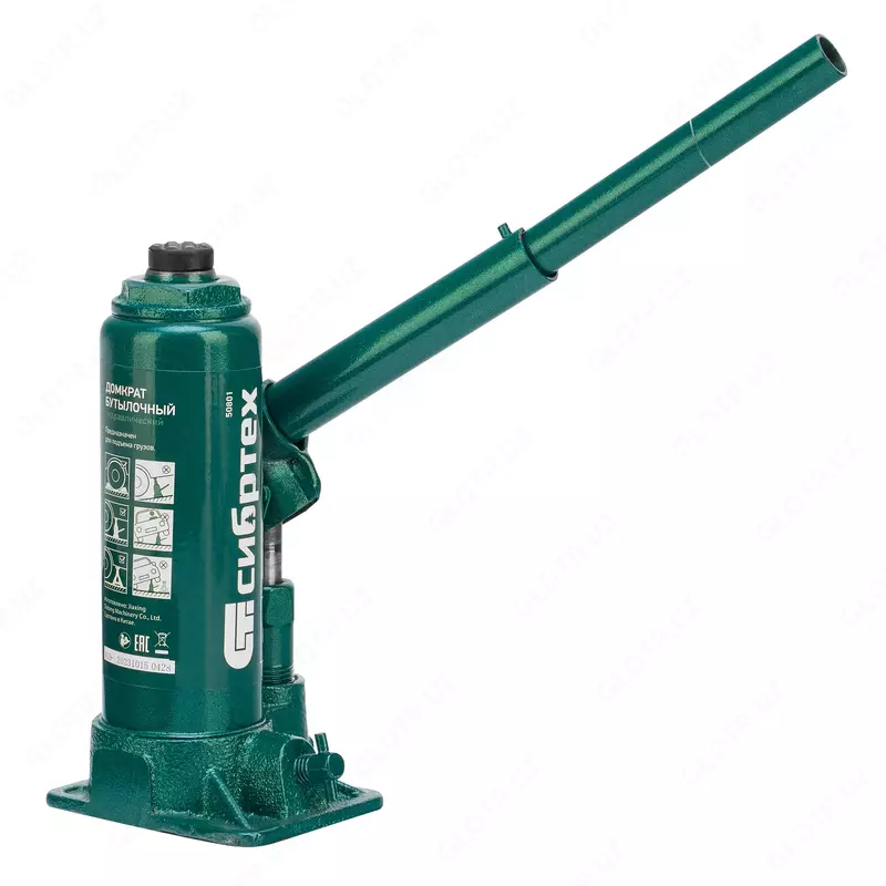   Домкрат гидравлический бутылочный  3 т  180-320 мм Сибртех