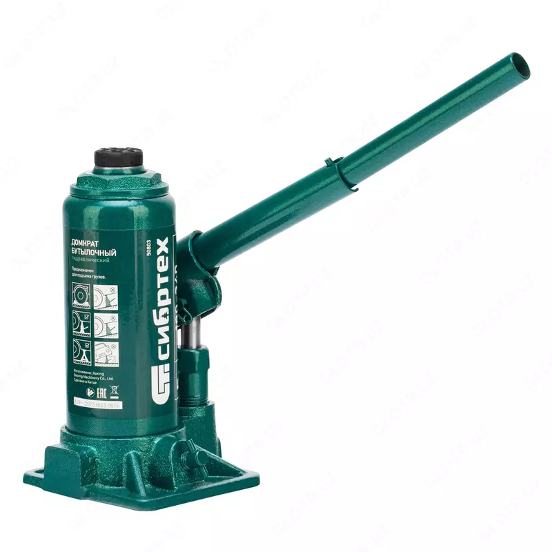   Домкрат гидравлический бутылочный  5 т  180-340 мм Сибртех