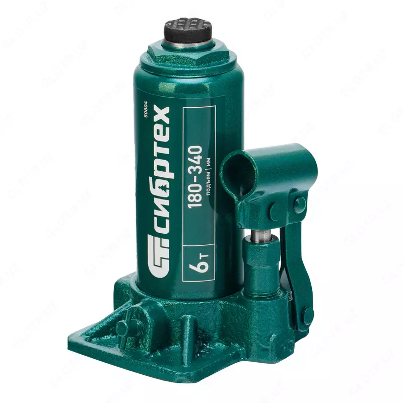  Домкрат гидравлический бутылочный  6 т  180-340 мм Сибртех - 