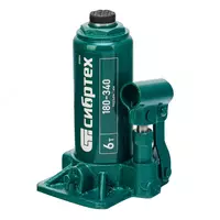  Домкрат гидравлический бутылочный  6 т  180-340 мм Сибртех - 