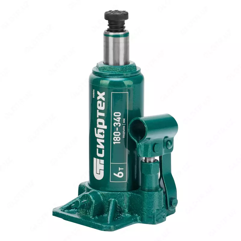   Домкрат гидравлический бутылочный  6 т  180-340 мм Сибртех