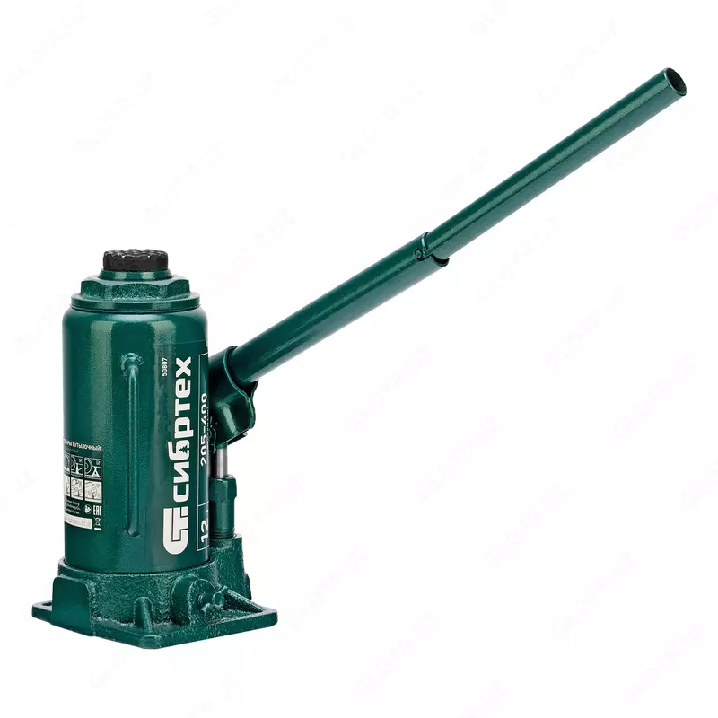   Домкрат гидравлический бутылочный  12 т  205-400 мм Сибртех