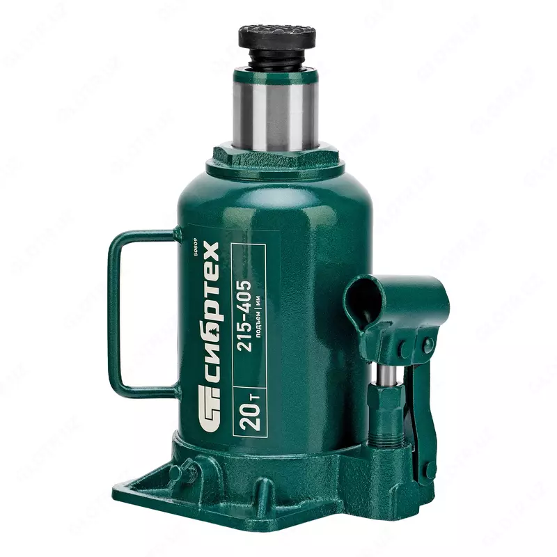   Домкрат гидравлический бутылочный  20 т  215-405 мм Сибртех