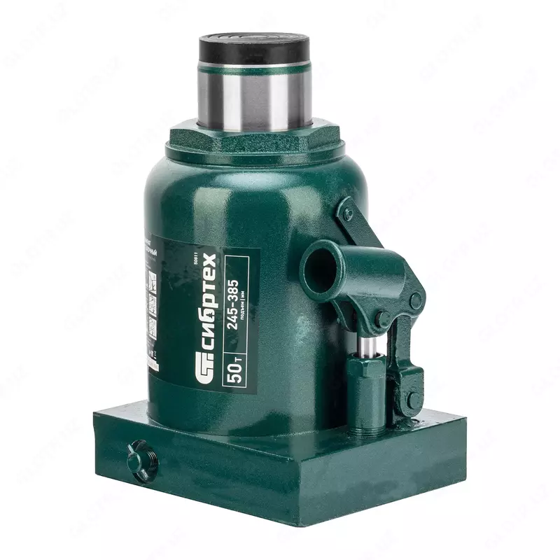  Домкрат гидравлический бутылочный  50 т  245-385 мм Сибртех - 