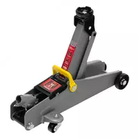  Домкрат гидравлический подкатной  2 т  высота подъема 135-385 мм  в пластиковый кейсе Matrix - 