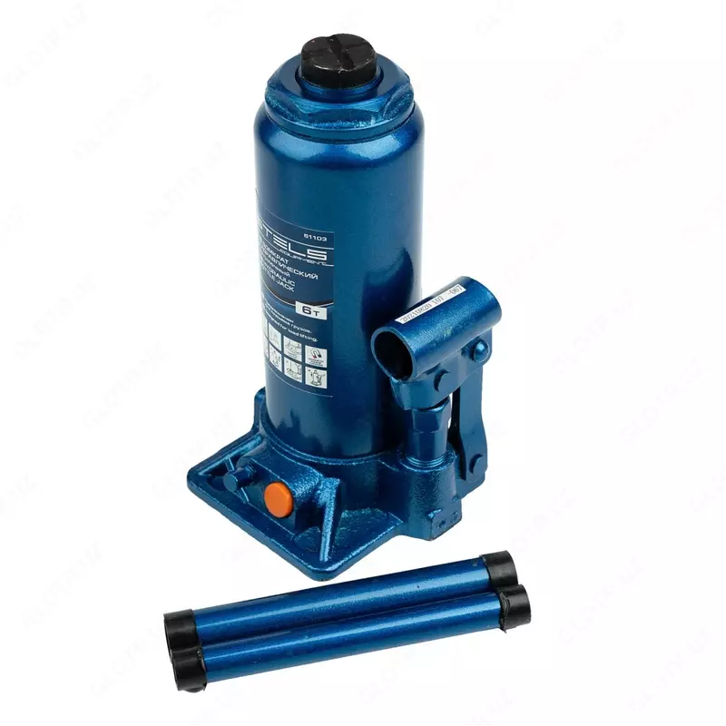 Домкрат гидравлический бутылочный  6 т  H подъема 216-413 мм Stels