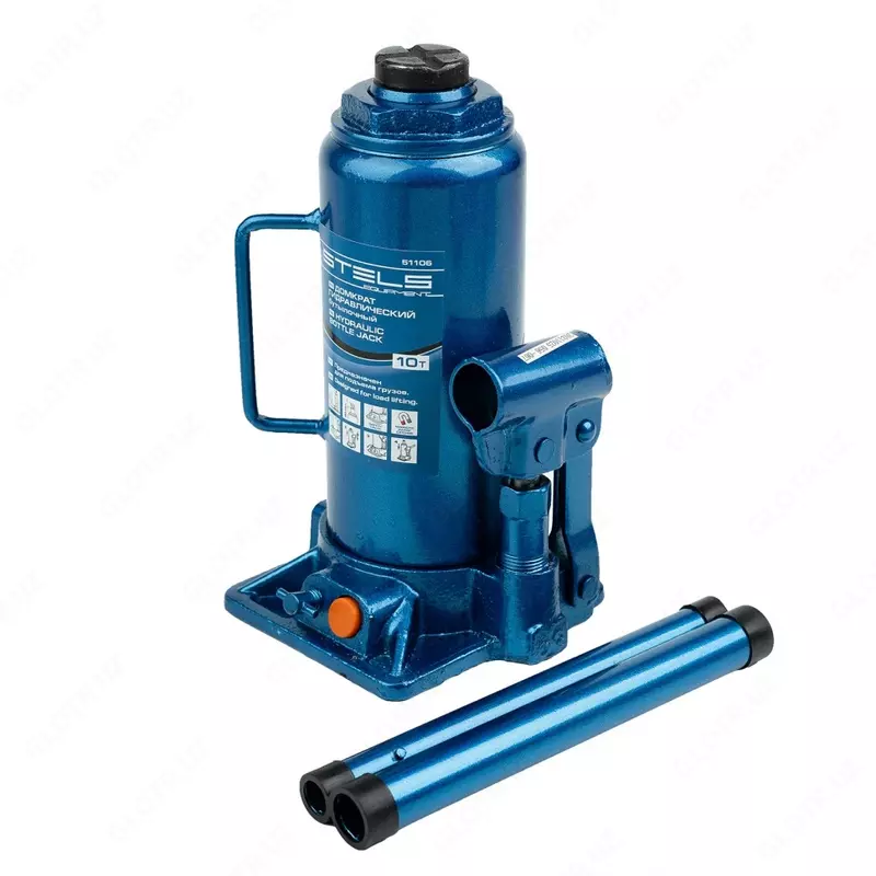Домкрат гидравлический бутылочный  10 т  H подъема 230-460 мм Stels