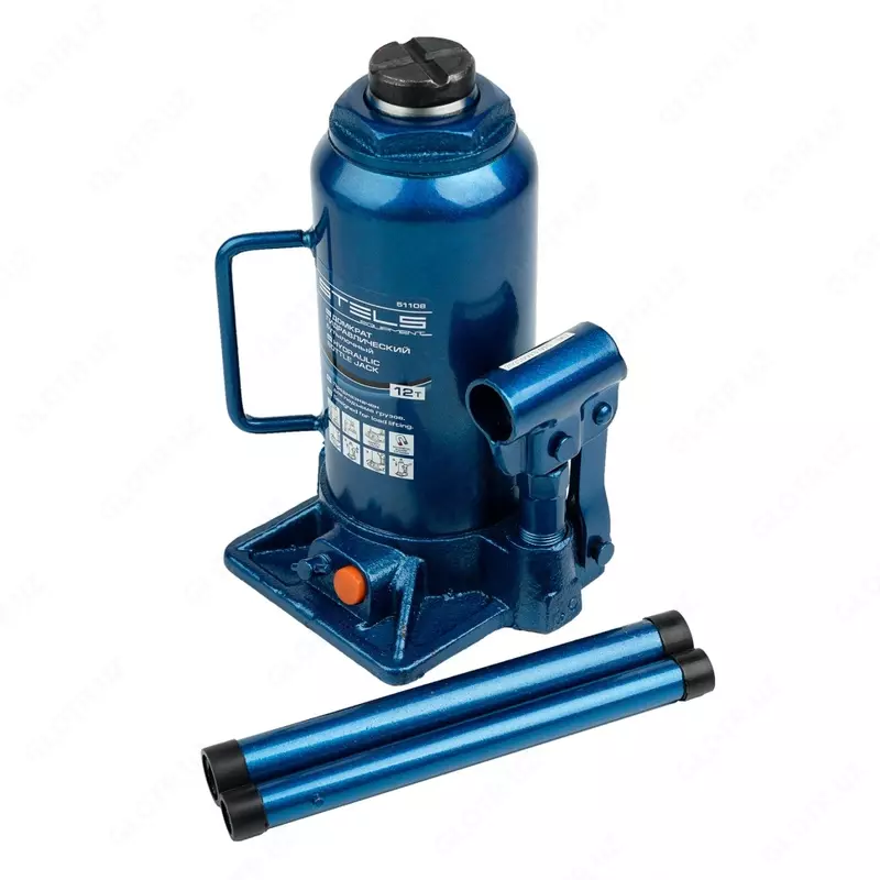 Домкрат гидравлический бутылочный  12 т  H подъема 230-465 мм Stels