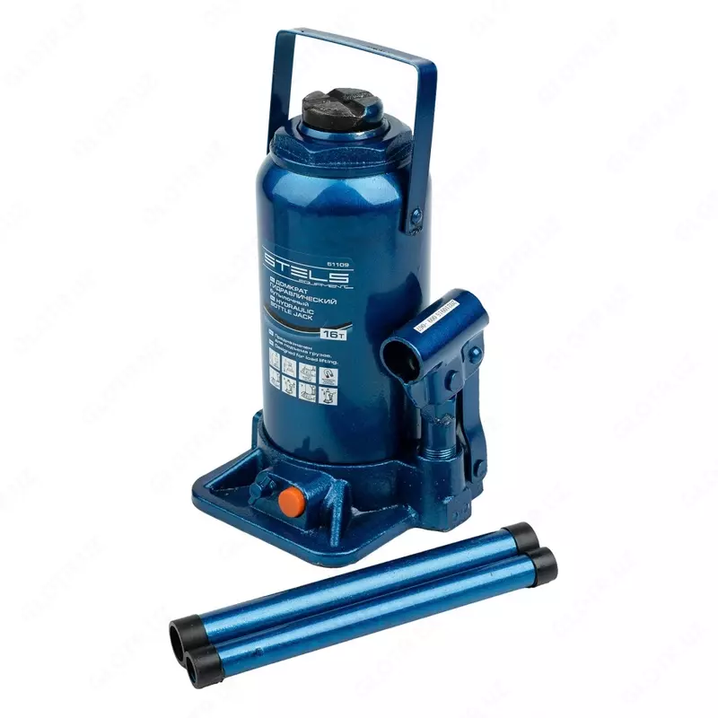Домкрат гидравлический бутылочный  16 т  H подъема 230-460 мм Stels