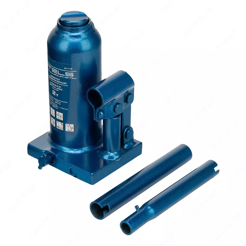 Домкрат гидравлический бутылочный телескопический  2 т  H подъема 170-380 мм Stels