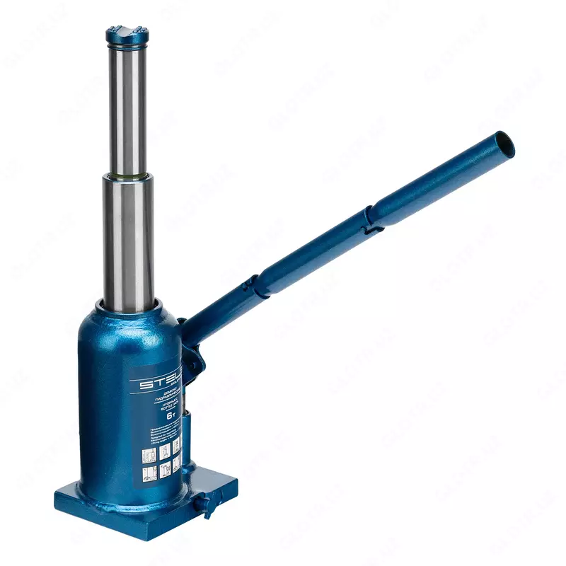   Домкрат гидравлический бутылочный телескопический  6 т  H подъема 170-420 мм Stels