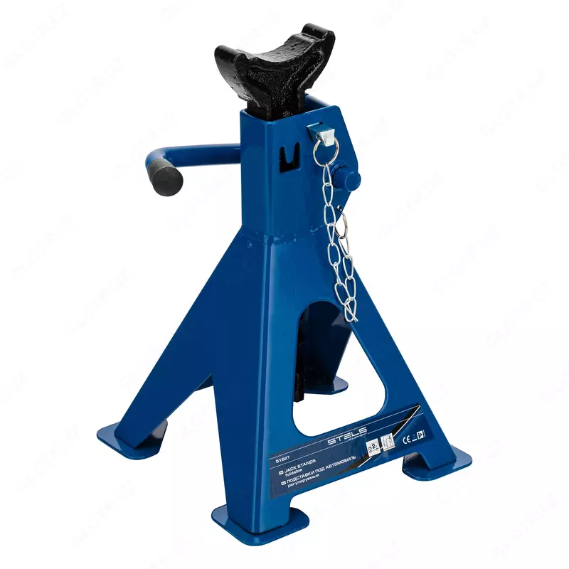  Подставки под автомобиль регулируемые  2 т  H подъема 280-420 мм  2 шт  Stels - 