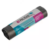Пакеты для мусора 60 л x 20 шт. серые  Home Palisad