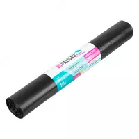 Пакеты для мусора 240 л x 10 шт.  ПВД особопрочные черные  длинный ролик  Home Palisad